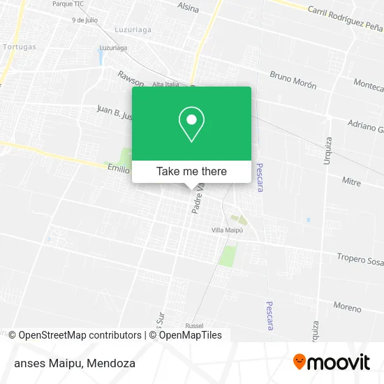 anses Maipu map