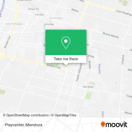 Mapa de Playcenter