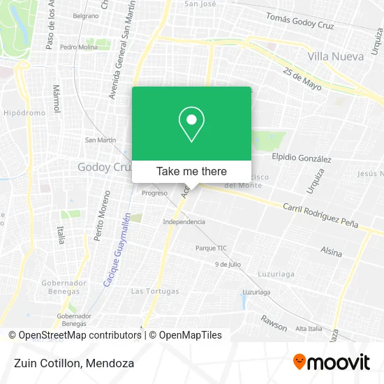 Zuin Cotillon map