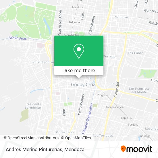 Andres Merino Pinturerías map