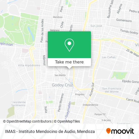 IMAS - Instituto Mendocino de Audio map