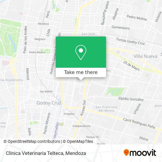 Clínica Veterinaria Telteca map