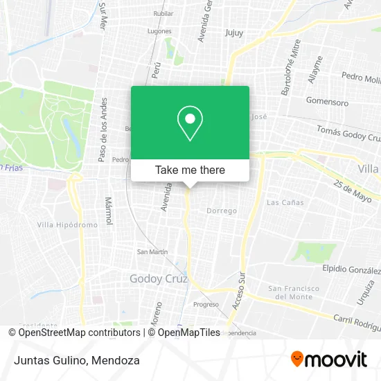 Juntas Gulino map