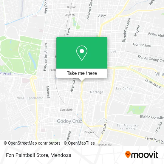 Fzn Paintball Store map
