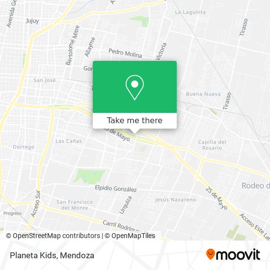 Mapa de Planeta Kids