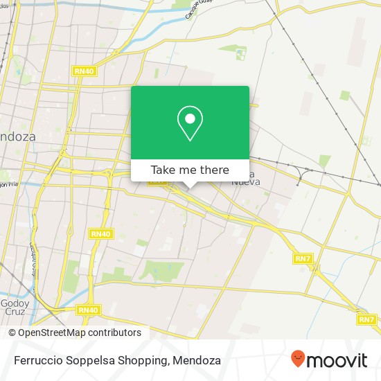 Ferruccio Soppelsa Shopping map