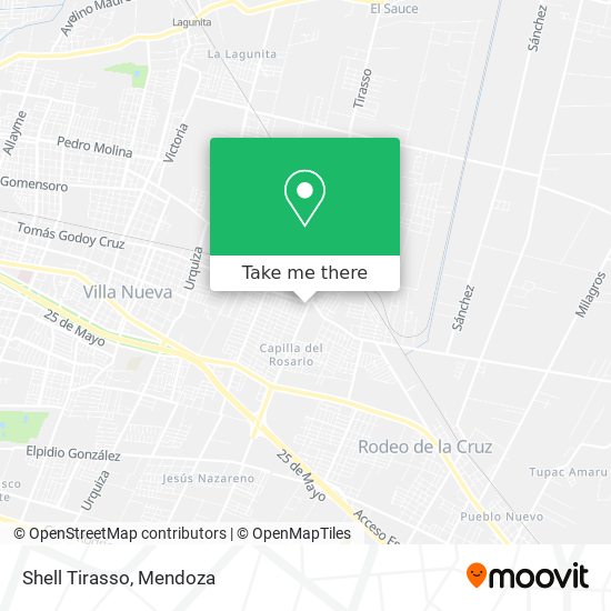 Mapa de Shell Tirasso