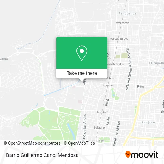 Barrio Guillermo Cano map