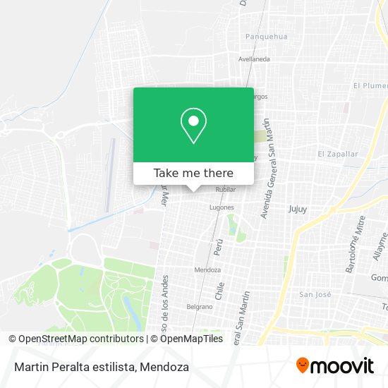 Martin Peralta estilista map