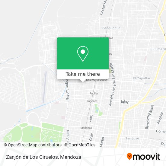 Mapa de Zanjón de Los Ciruelos