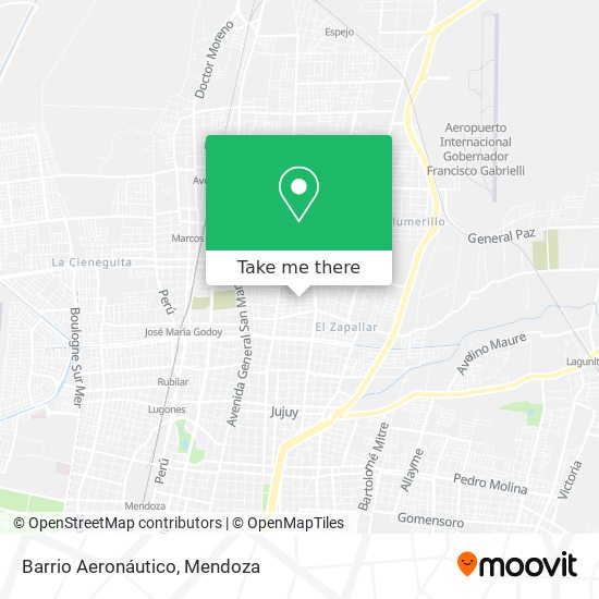 Mapa de Barrio Aeronáutico