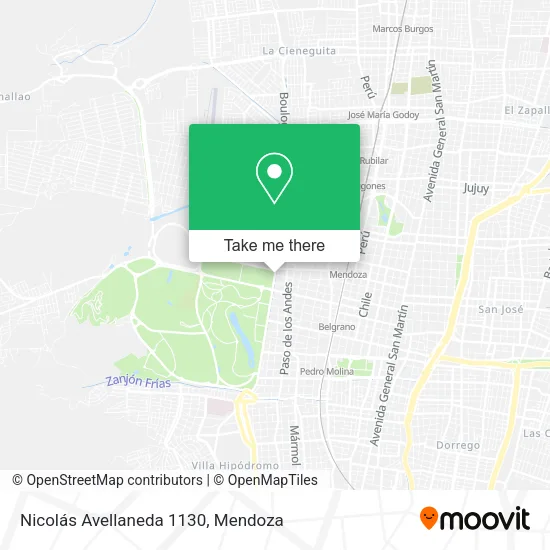 Nicolás Avellaneda 1130 map