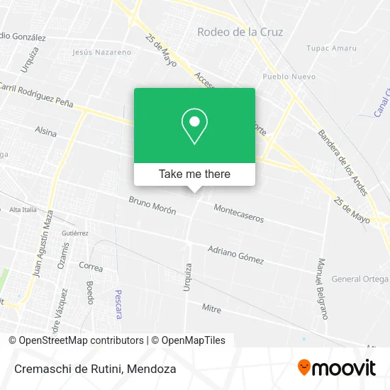 Cremaschi de Rutini map