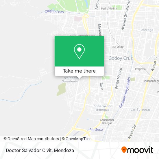 Mapa de Doctor Salvador Civit