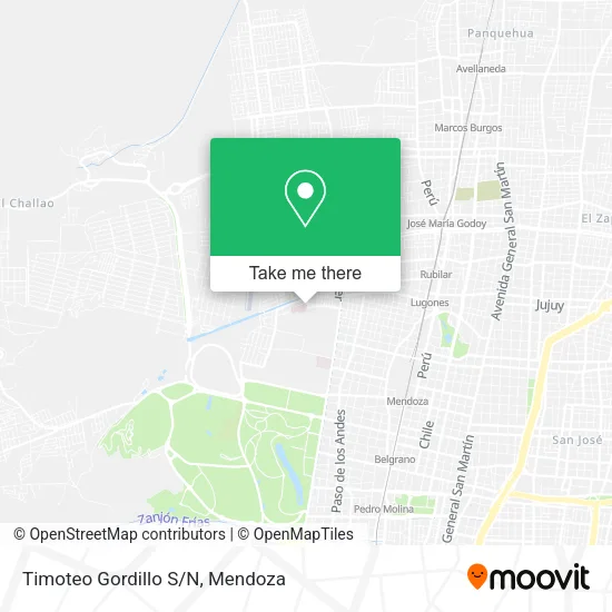 Mapa de Timoteo Gordillo S/N