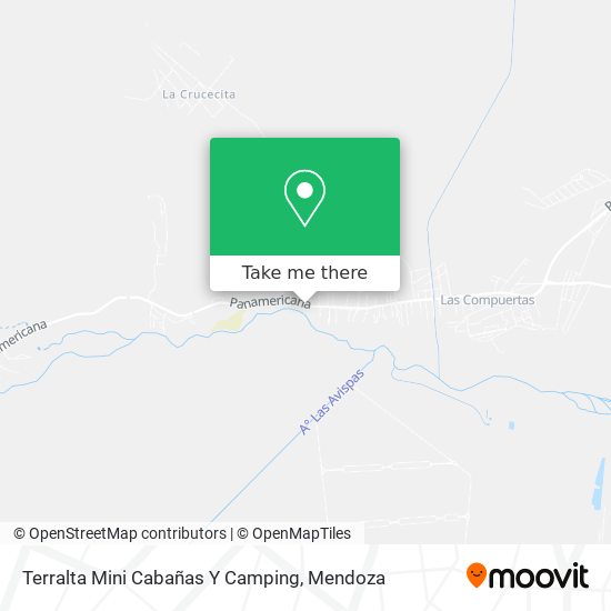 Terralta Mini Cabañas Y Camping map