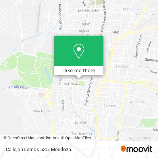 Callejón Lemos 535 map