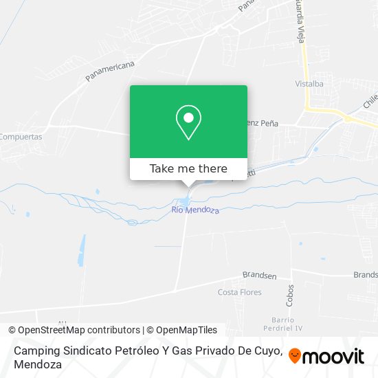 Mapa de Camping Sindicato Petróleo Y Gas Privado De Cuyo