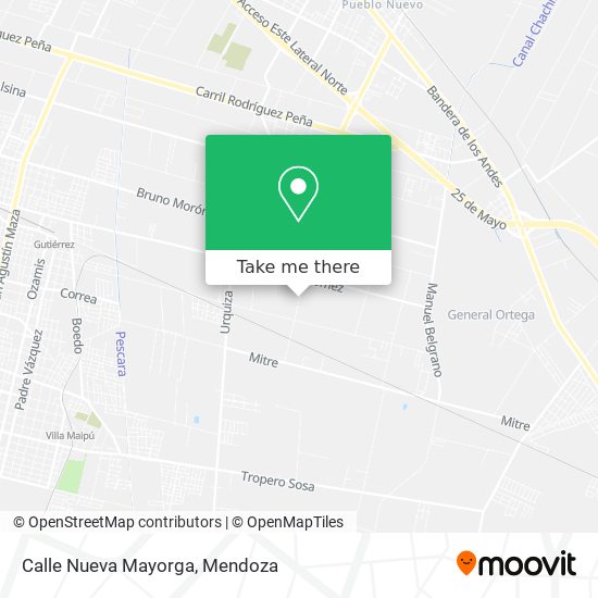 Calle Nueva Mayorga map