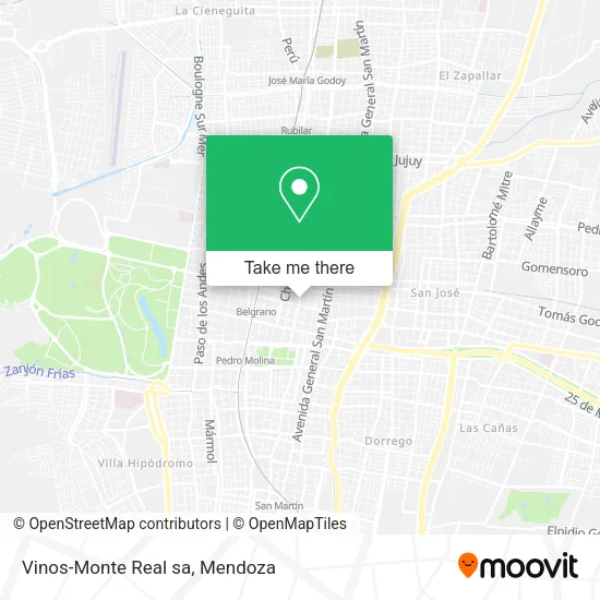Mapa de Vinos-Monte Real sa