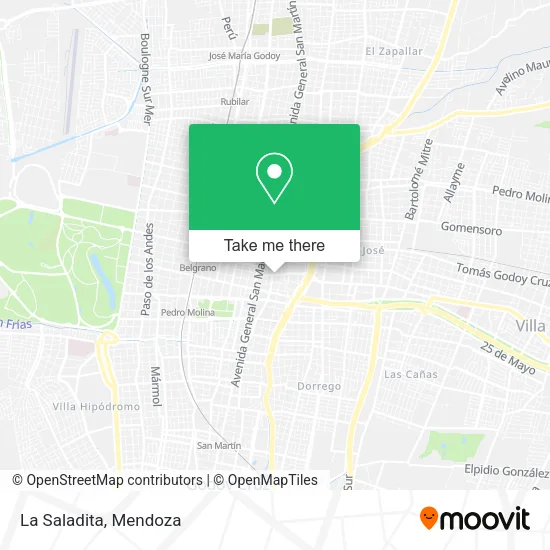 La Saladita map