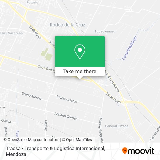 Tracsa - Transporte & Logistica Internacional map