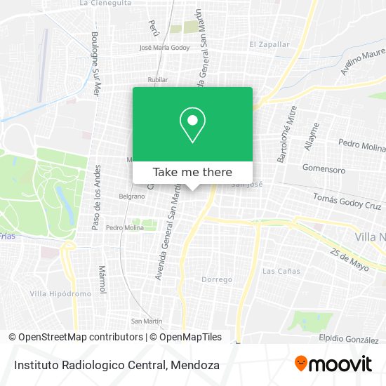 Instituto Radiologico Central map