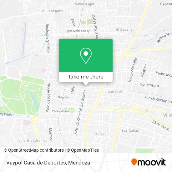 Vaypol Casa de Deportes map