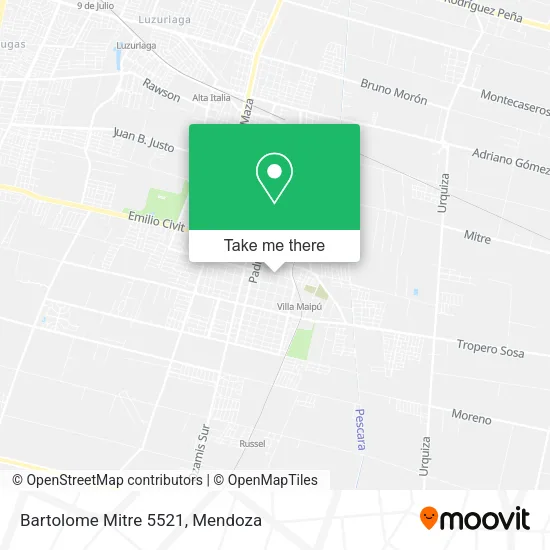 Bartolome Mitre 5521 map