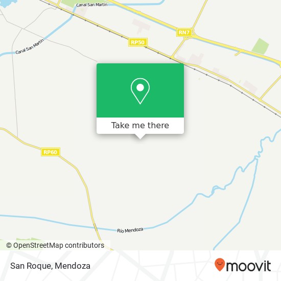 San Roque map