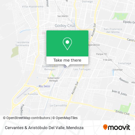 Mapa de Cervantes & Aristóbulo Del Valle