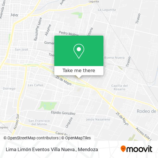 Lima Limón Eventos Villa Nueva. map