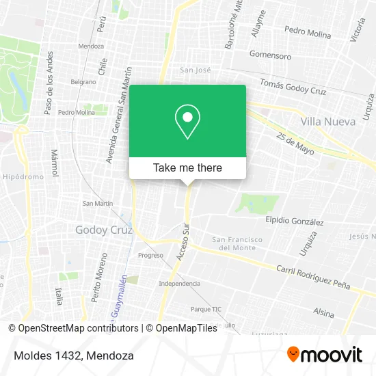 Moldes 1432 map