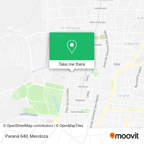 Paraná 640 map
