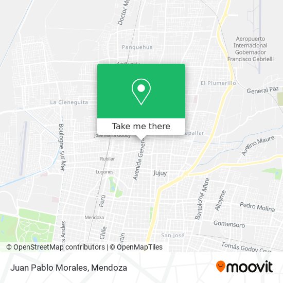 Juan Pablo Morales map