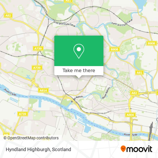 Hyndland Highburgh map