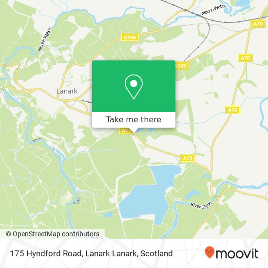 175 Hyndford Road, Lanark Lanark map