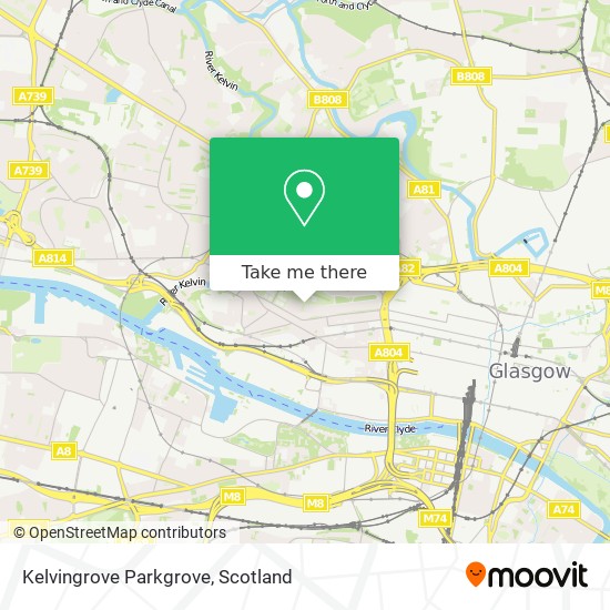 Kelvingrove Parkgrove map