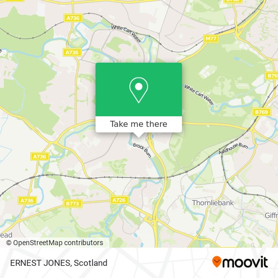 ERNEST JONES map