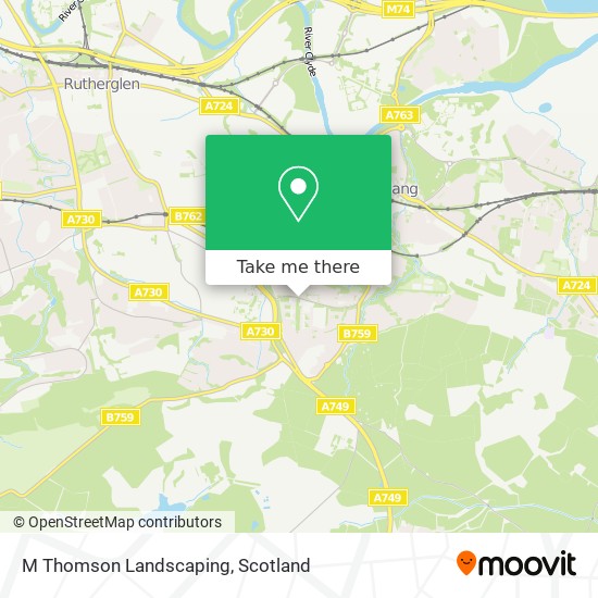 M Thomson Landscaping map