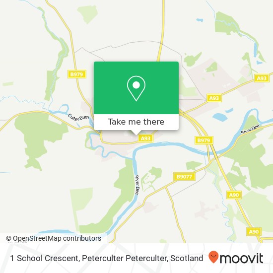 1 School Crescent, Peterculter Peterculter map