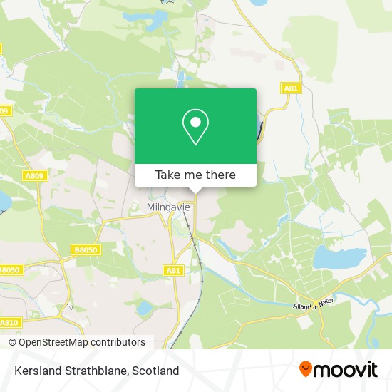 Kersland Strathblane map