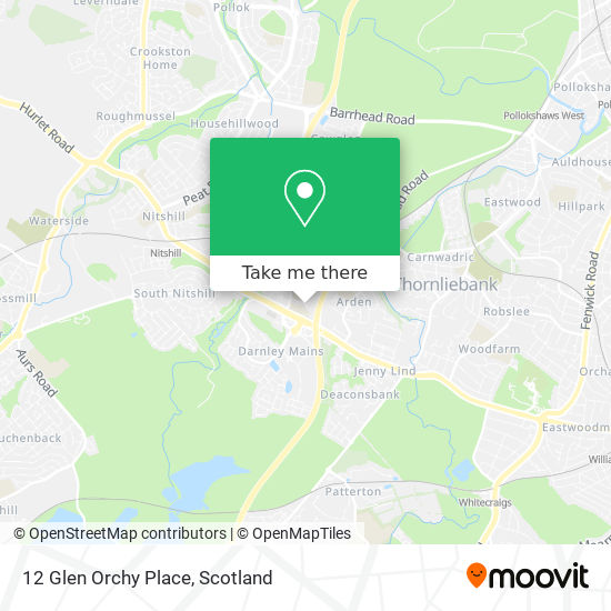 12 Glen Orchy Place map