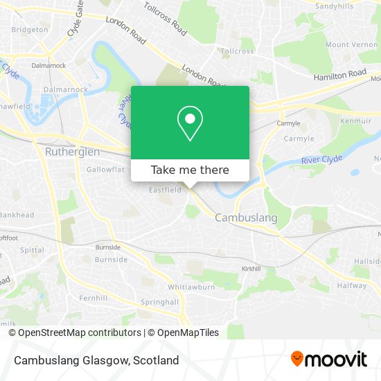 Cambuslang Glasgow map