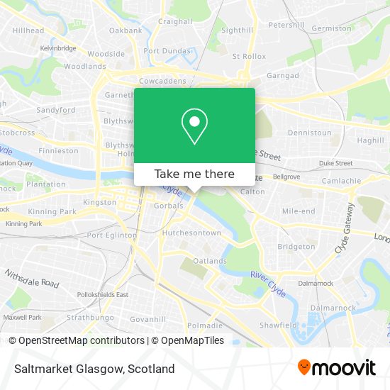 Saltmarket Glasgow map