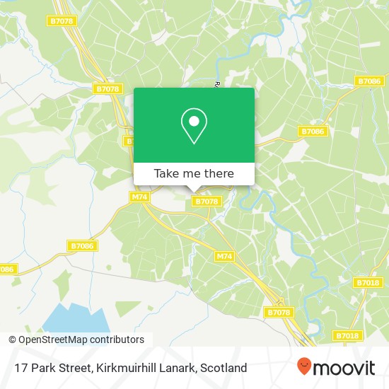 17 Park Street, Kirkmuirhill Lanark map