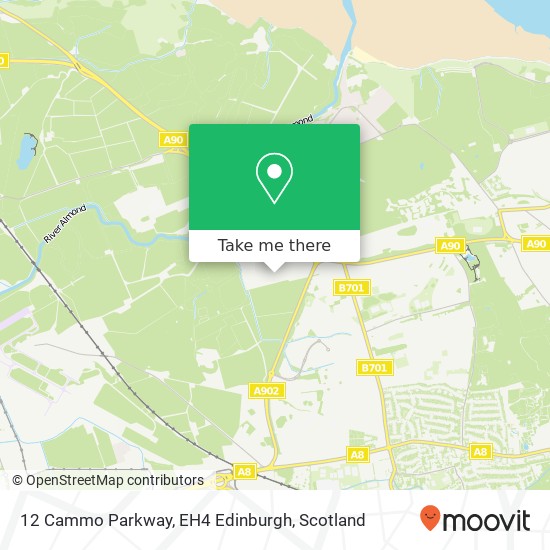 12 Cammo Parkway, EH4 Edinburgh map