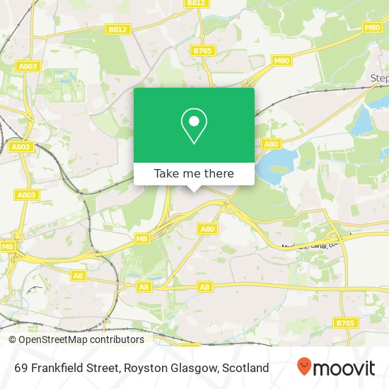 69 Frankfield Street, Royston Glasgow map