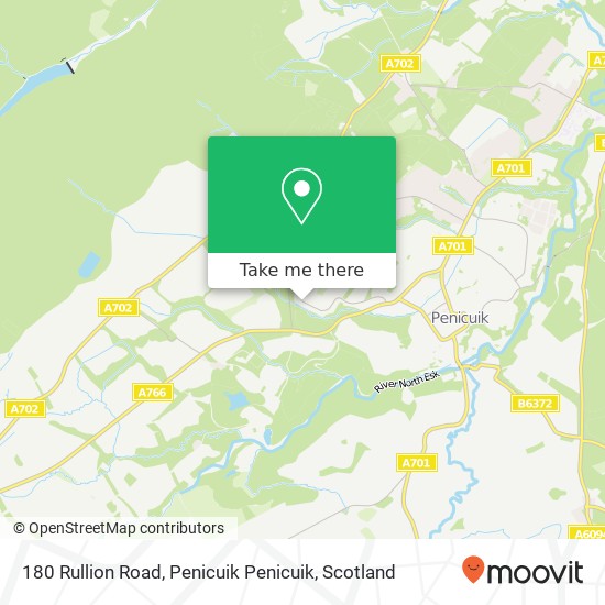 180 Rullion Road, Penicuik Penicuik map