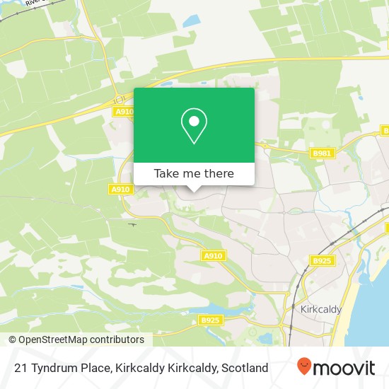 21 Tyndrum Place, Kirkcaldy Kirkcaldy map